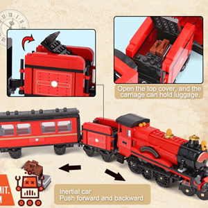 لگو هری پاتر و ایستگاه جادویی قطار هاگوارتز 898 قطعه 4th Party 19035 Hogwarts Express_اسباب بازی